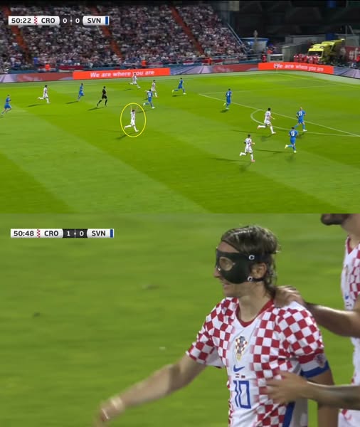 لوكا مودريتش يصدم ويبهر الجميع ويثبت للعالم أجمع أن العمر مجرد رقم