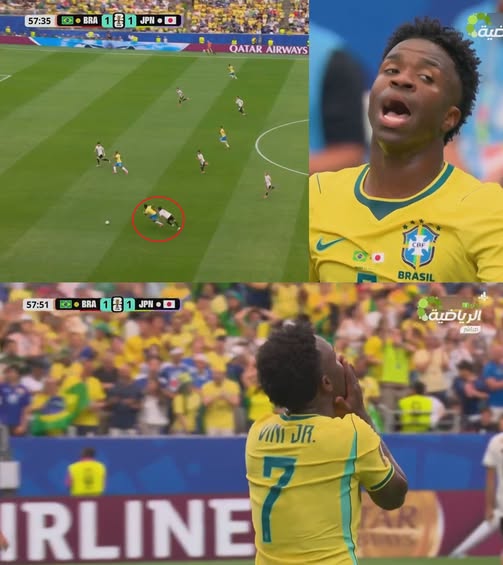 فينسيوس جونيور يتعرض لأكثر سيناريو صادم في تاريخ كأس العالم بسبب الجنوون والعجب الذي حدث معه في هذه اللقطة الخارجة عن المنطق